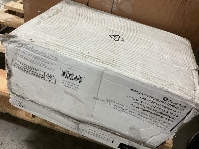Condition photo showing Good Condition for amazon basics 30% recycled multipurpose copy printer paper, 8.5" x 11", 10 reams , 5000 count (sheets), white