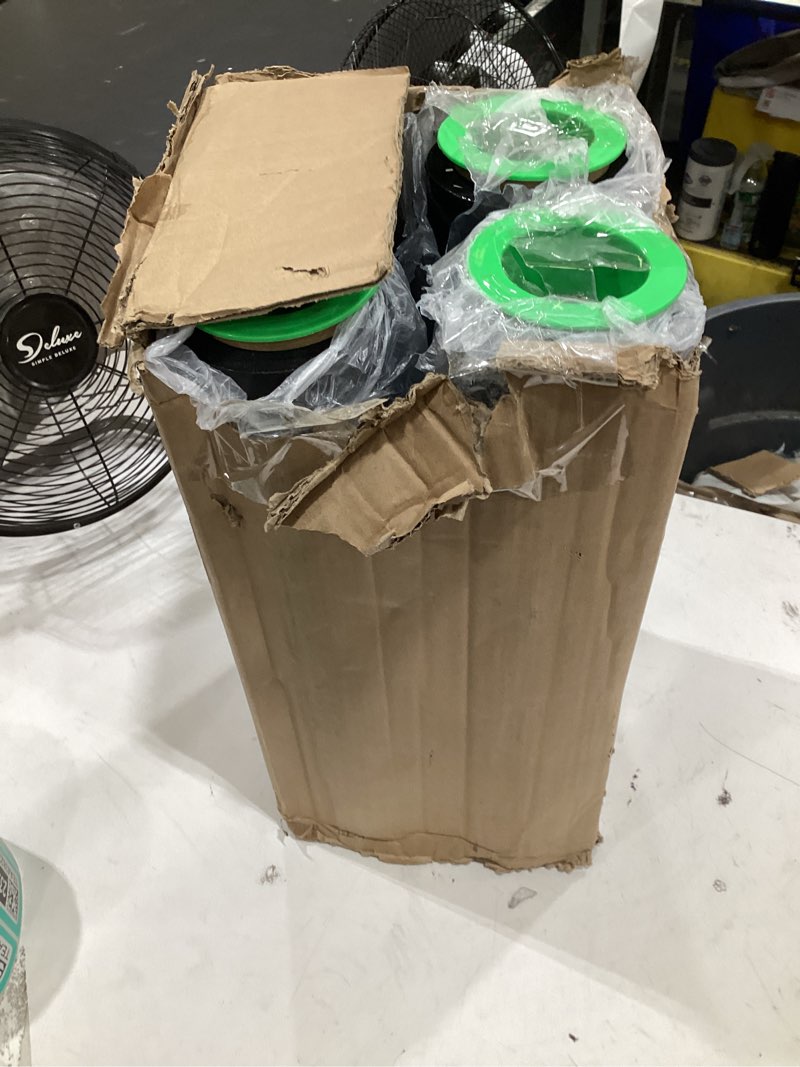 Condition photo showing New/Like New for black plastic shrink wrap roll, 18 inch 1500 feet stretch film, 80 gauge, 800% stretch industrial strength moving wrap, heavy duty pallet & furniture protection(4 pack) black 18in 4roll