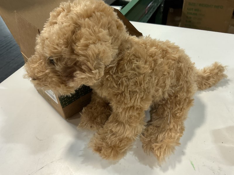 Condition photo showing Good Condition for bearington lovely doodles caramel dog stuffed animal 14 in - puppy stuffed animals - plush dog toys for kids goldendoodle labradoodle plushies - for ages 3-14 14" 14" goldendoodle doodles
