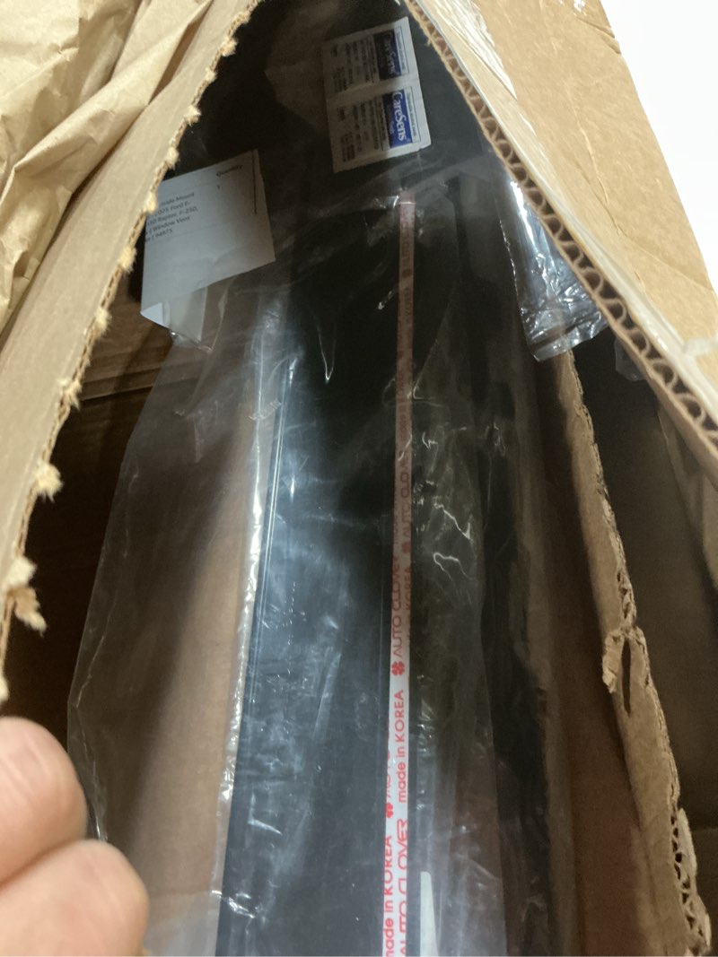 Condition photo showing Good Condition for Auto Ventshade [AVS] Ventvisor / Rain Guards | Outside Mount | Smoke, 4 pc | 94975 | Fits 2015 - 2022 Ford F-150, 2017 - 2022 Ford F-150 Raptor/F-250/F-350/F-450/F-550 Super Duty SuperCrew