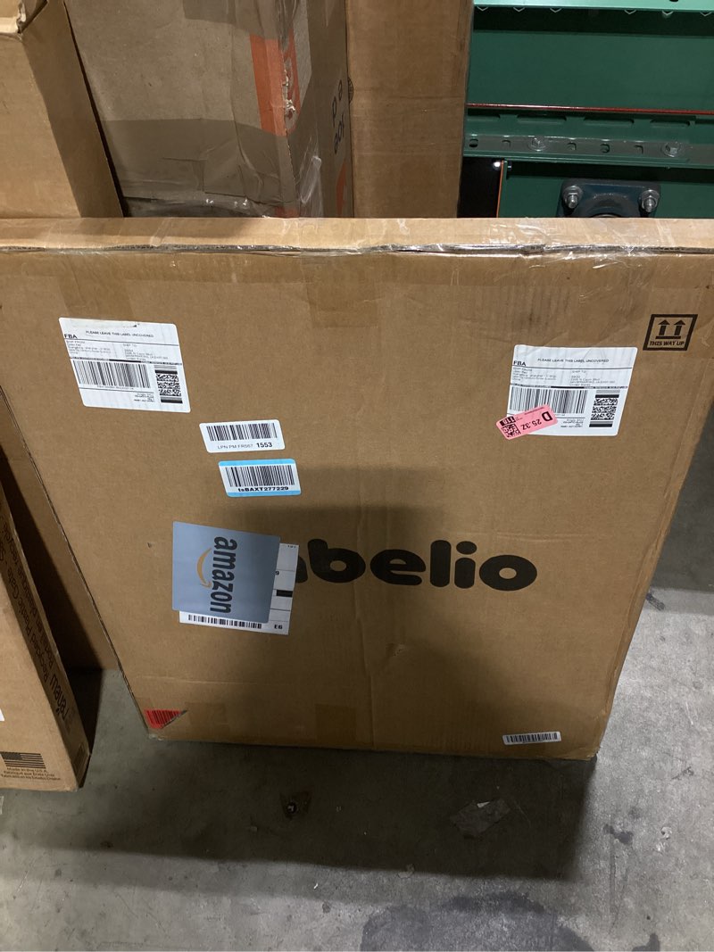 Condition photo showing Good Condition for babelio baby gate for doorways and stairs, 26-31" pet gate with wide walk thru door and lock indicator, no drill pressure mounted safety gate with double lock and self-closing, white