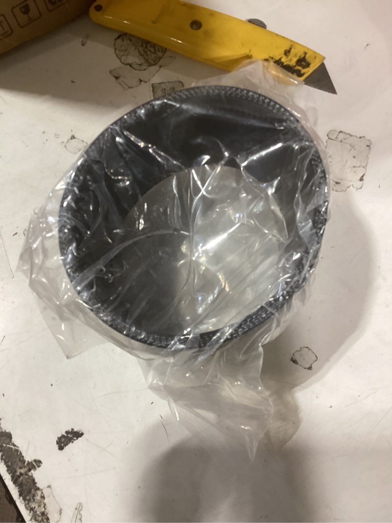 Condition photo showing As Is for 4 inch silicone straight hose pipe coupler,id 4?(102mm),length 3"(76mm),wall thickness 4-ply (5.4mm) turbo hoses id4"(102mm)