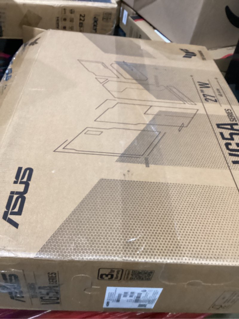 Condition photo showing New/Like New for asus tuf gaming 27” 1080p monitor (vg279qe5a) – full hd, overclock to 144hz, 1ms, ips, extreme low motion blur sync, stereo speaker, variable overdrive, displaywidget center, 3 yr warranty 27" fhd 144hz ips 125% srgb