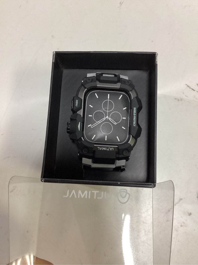 Condition photo showing Good Condition for ultimal rugged case with band for apple watch 44mm,compatible with apple watch series se 3/se 2/se generation/6/5/4, military grade shockproof bumper cover for iwatch tactical band men (44mm,grey) grey 44mm