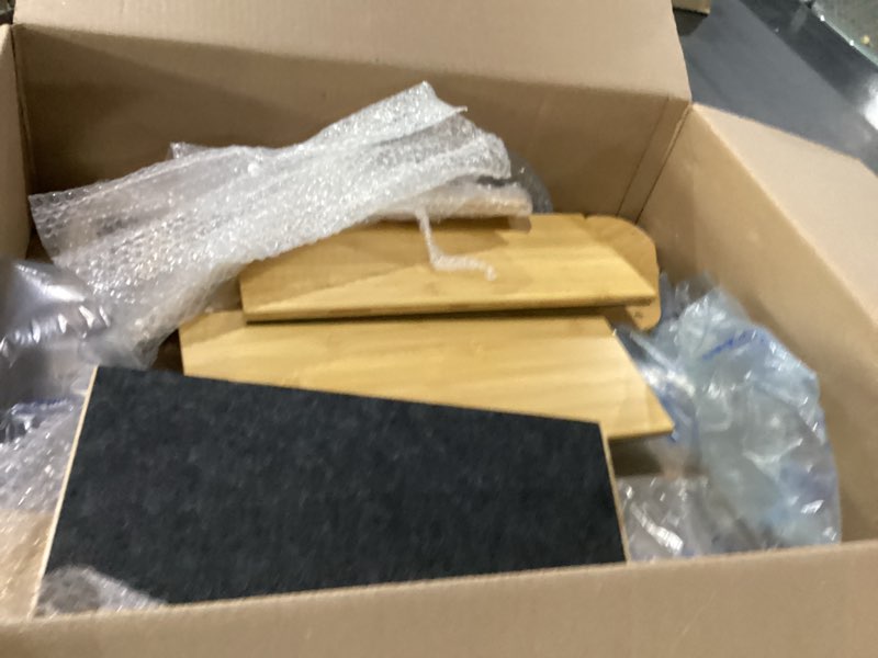 Condition photo showing Good Condition for dog steps for bed,dog stairs for large & oldder dogs,bamboo pet stairs for high beds cars couch,stable & sturdy can supports pet up to 160 lbs,4-steps 20" high 4-step -20 inch high