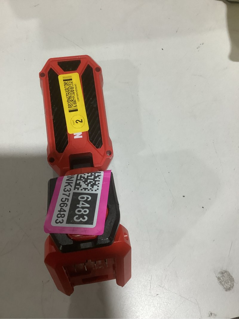 Condition photo showing As Is for craftsman v20 6500k led rechargeable work light, 2000lm &1000lm 2 brightness settings, hook and clamp for multiple mounting options, cordless, battery not included 2000lm 1pk