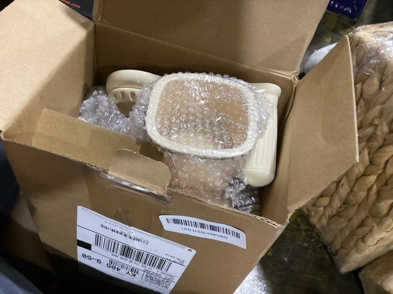 Condition photo showing Good Condition for susteas rotary cheese grater with handle - vegetable shredder with 5 well-designed blades & strong suction base,round mandoline slicer & food chopper for kitchen,with blade storage box(beige)