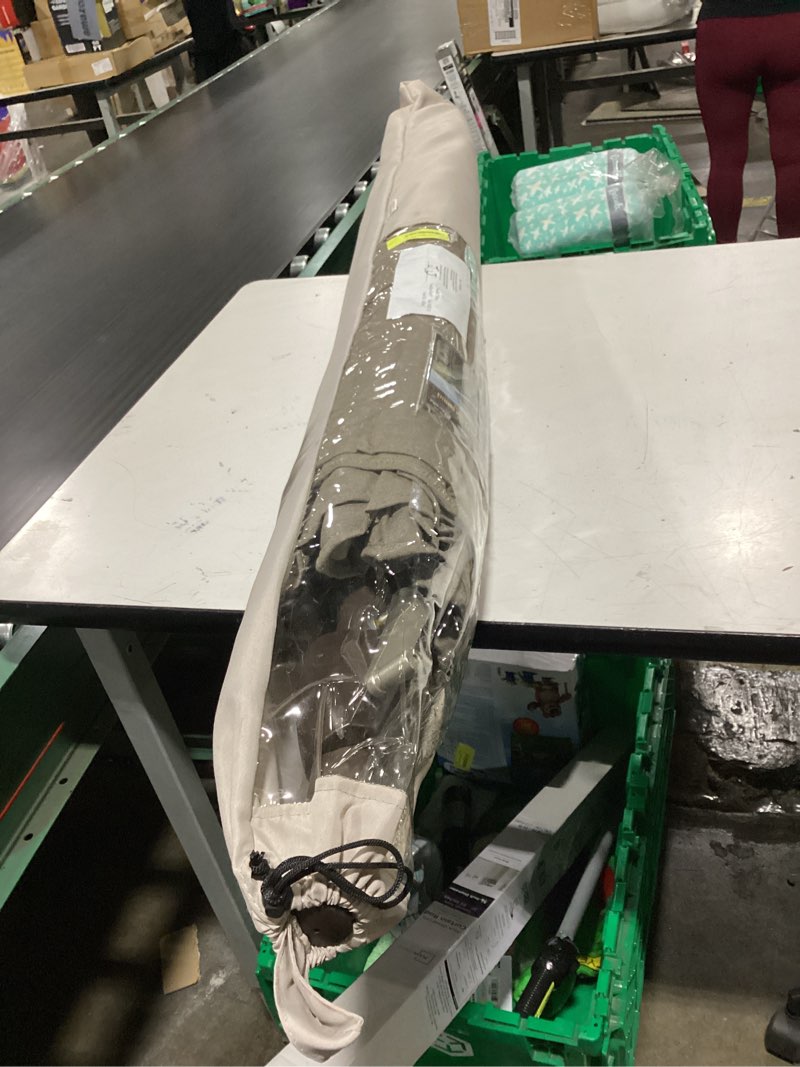 Condition photo showing New/Like New for member's mark 10' premium market umbrella with sunbrella fabric