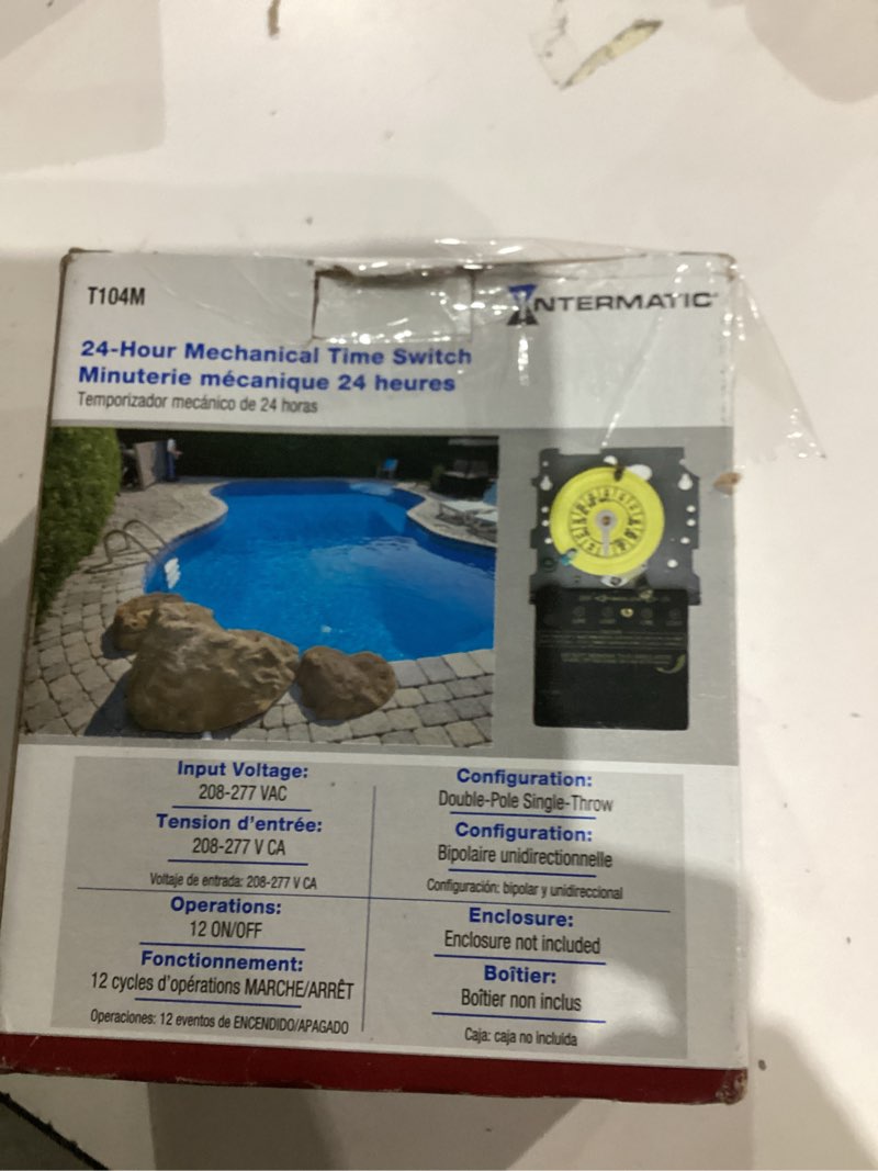 Condition photo showing Good Condition for Similarly Intermatic T104M Mechanical Time Switch Mechanism Only 1-Pack