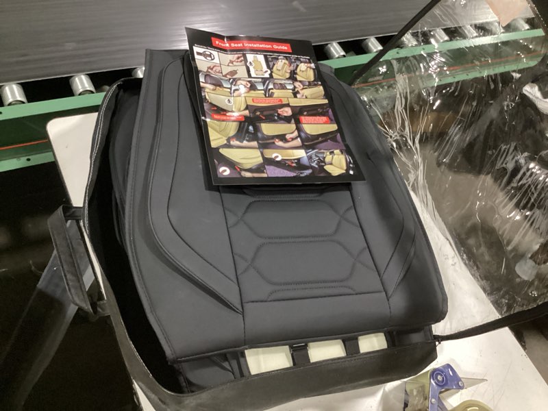 Condition photo showing New/Like New for oasis auto custom fit seat covers for 2010-2025 tucson, waterproof faux leather seat protector cushion tucson car accessories (full set, black)