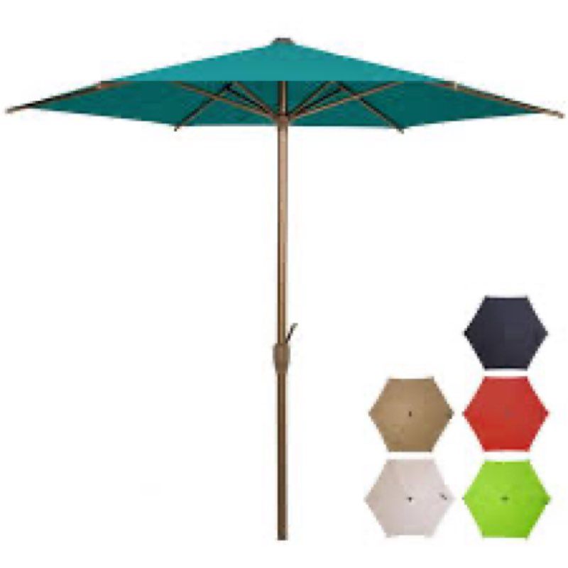 Ogrmar 9 FT Patio Umbrella Outdoor Table Umbrella
