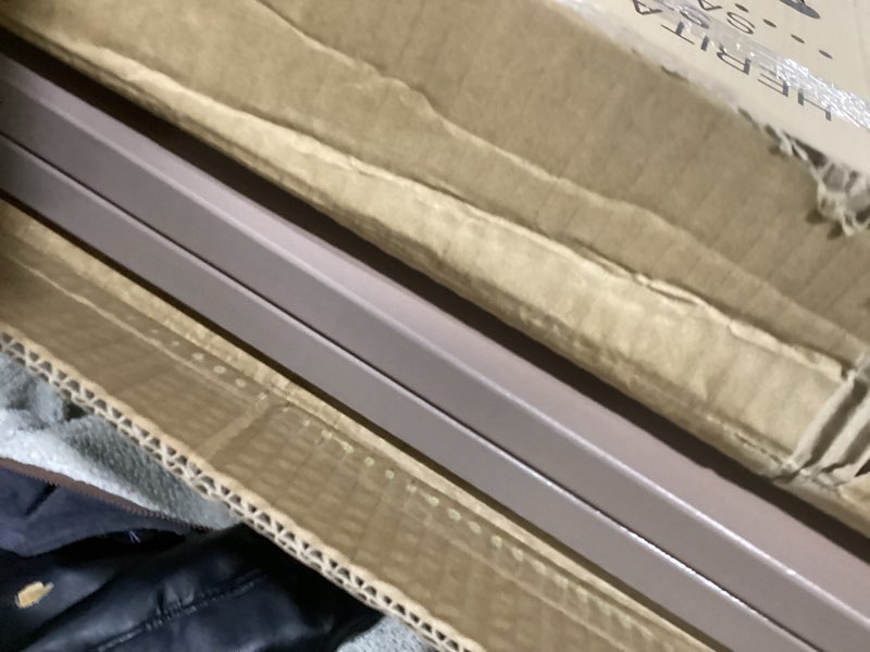 Condition photo showing As Is for Regalo Heritage and Home Wooden Extra Wide Stairway and Hallway Walk Through Baby Safety Gate with Mounting Kit Wooden 23.5-42"W x 30"H