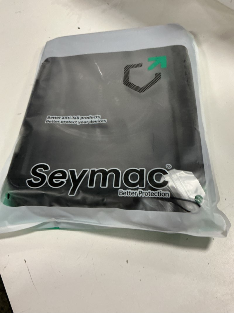 Condition photo showing New/Like New for seymac case for ipad air 11 inch m4 / m3 / m2 (2026/2025 / 2024), heavy duty shockproof protective case with screen protector, 360° rotating stand and hand/shoulder strap, black black for ipad air 11 inch