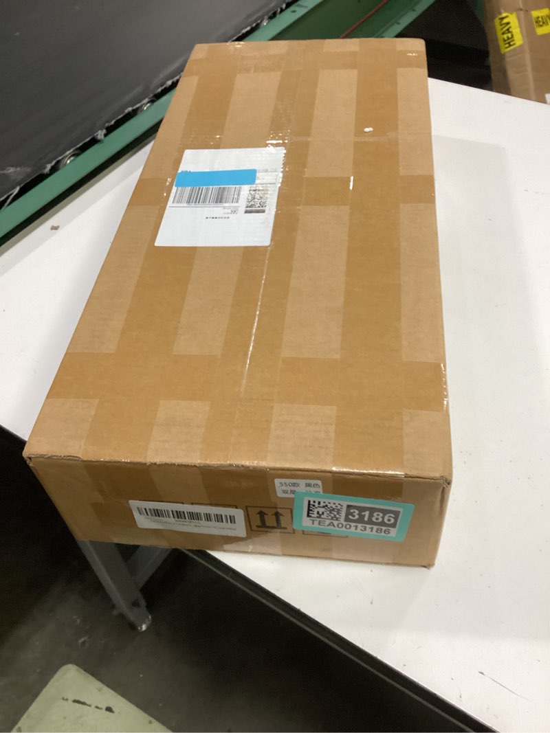 Condition photo showing New/Like New for 2-tier metal computer monitor stand & laptop desk shelf, 21.6 inches, 22w charging, 2 usb 3.0, 1 usb 2.0, heavy duty, black, metal usb hub fast charging version two-layer 550mm