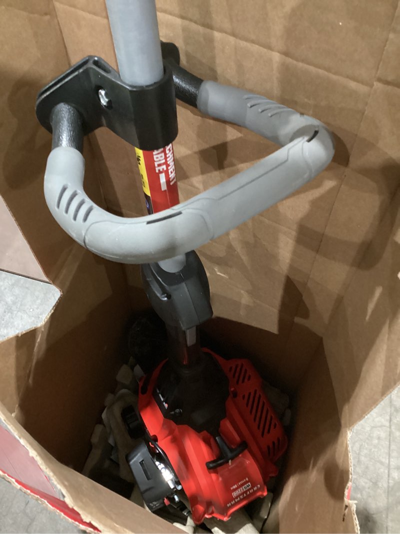 Condition photo showing As Is for craftsman ws2200 25-cc 2-cycle 17-in straight shaft attachment capable gas string trimmer