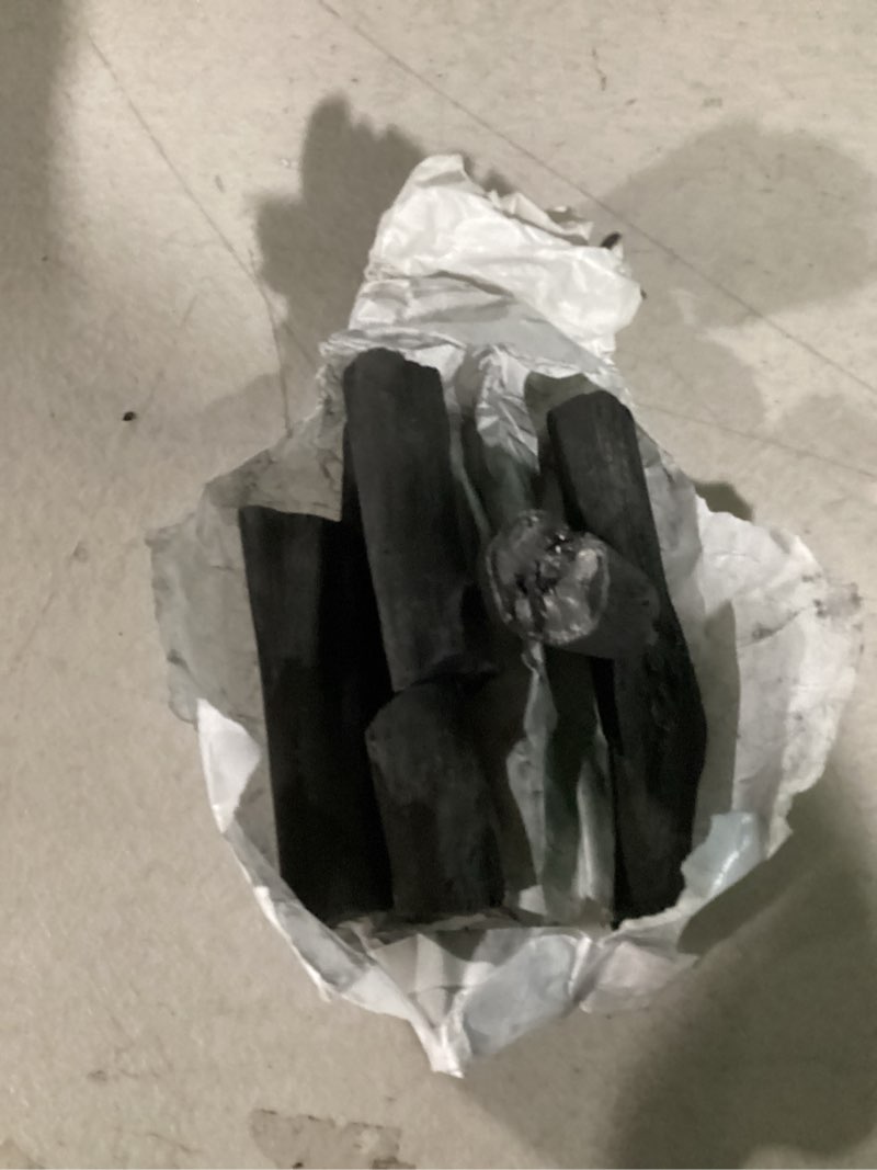 Condition photo showing As Is for Binchotan Charcoal from Kishu, Japan - Water Purifying Sticks for Great-Tasting Water, 4 Sticks - Each Stick Filters Personal-Sized Water Bottle