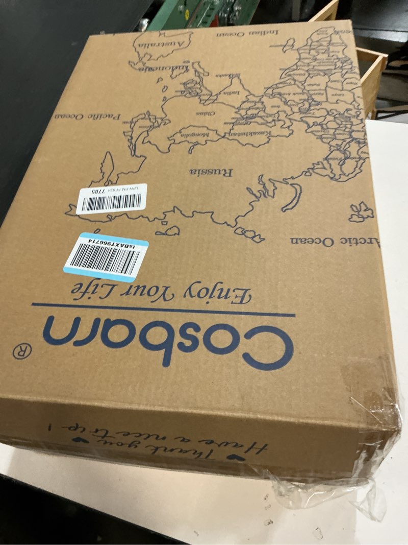 Condition photo showing New/Like New for 3-Piece Carry On Luggage Set 22x14x9 Airline Approved, 20 Inch Lightweight ABS Suitcases with Wheels and TSA Lock - Durable Waterproof Travel Suitcase Set Black Carry On Luggage With Duffel Bag