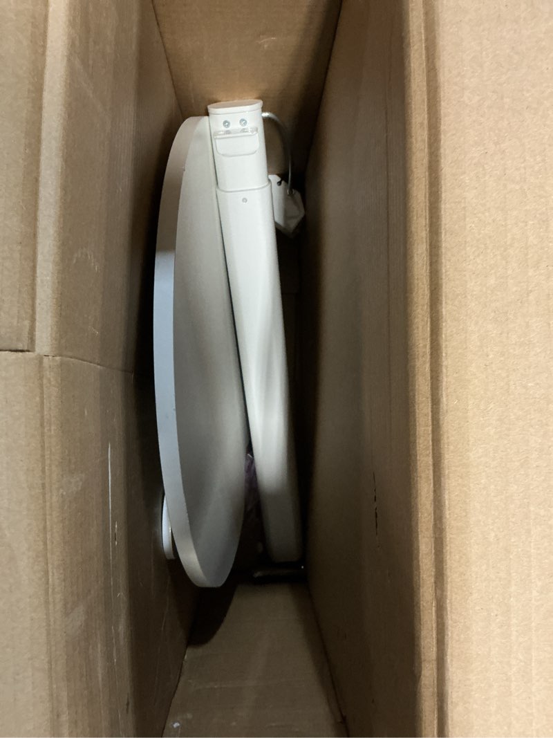 Condition photo showing Good Condition for flexispot gas spring lift sit-to-stand table,20" round bar table | with one-touch lift,flexible height 25.8"–41.3",19.7" high-top pub table for balcony,kitchen, apartment & small spaces,white white 20‘’