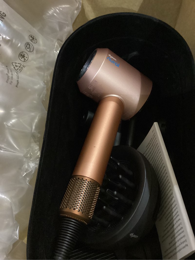 Condition photo showing As Is for Dyson Supersonic Nural™ Hair Dryer Amber Silk