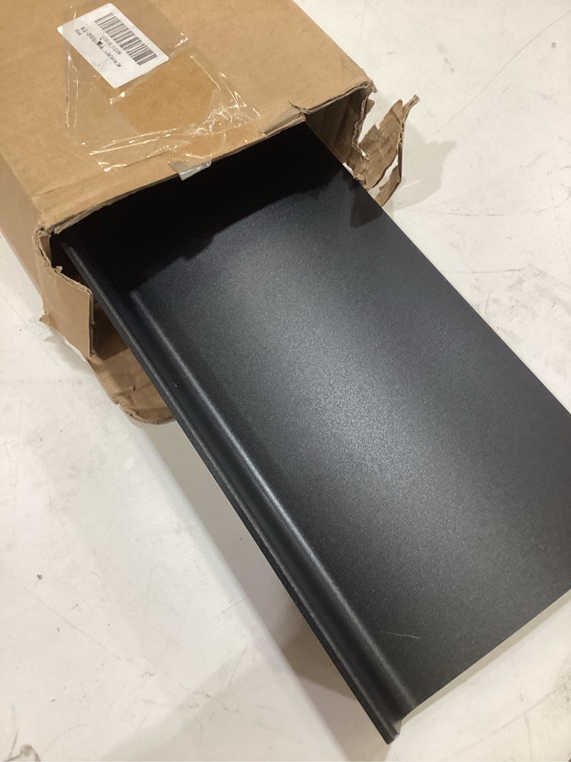 Condition photo showing Good Condition for heavy-duty door rain drip guard overhead 5.12" w 43.3" l aluminum drip edge drip cap guard for exterior door & window,diverter,deflector,1pc black black b-43.3" l × 5.12" w 1pc