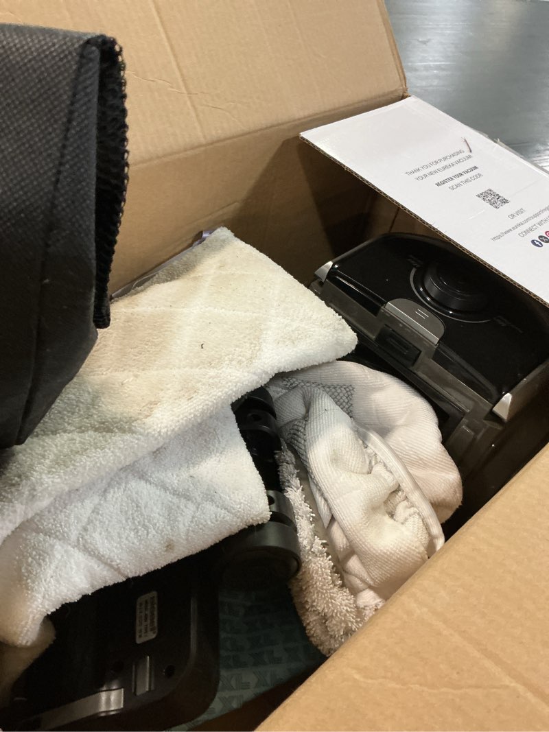 Condition photo showing As Is for Eureka Bagless Canister Vacuum Cleaner, Lightweight Vac for Carpets and Hard Floors, Silver with Black, NEN180
