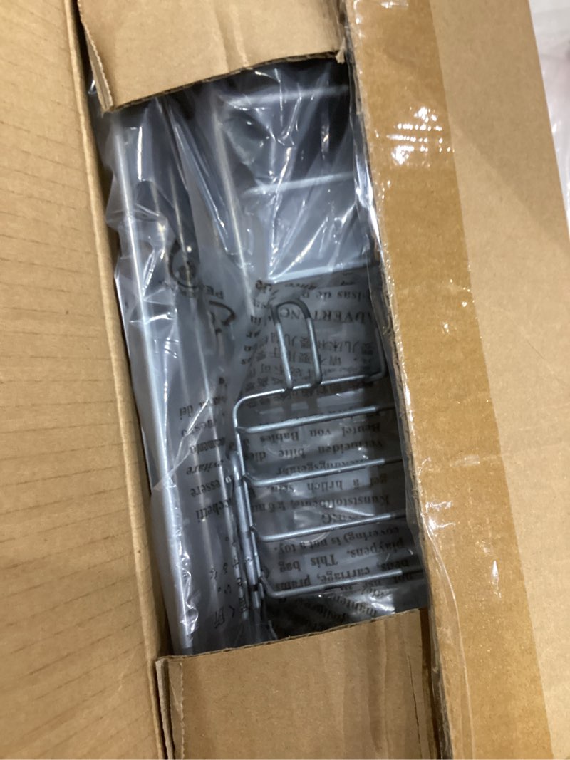 Condition photo showing As Is for 5 Pack Shower Caddy Organizer Rack Shelf for Inside Shower, Self Adhesive Bathroom Wall Storage Basket Rustproof Stainless Steel Large Capacity Shampoo Holder, Grey