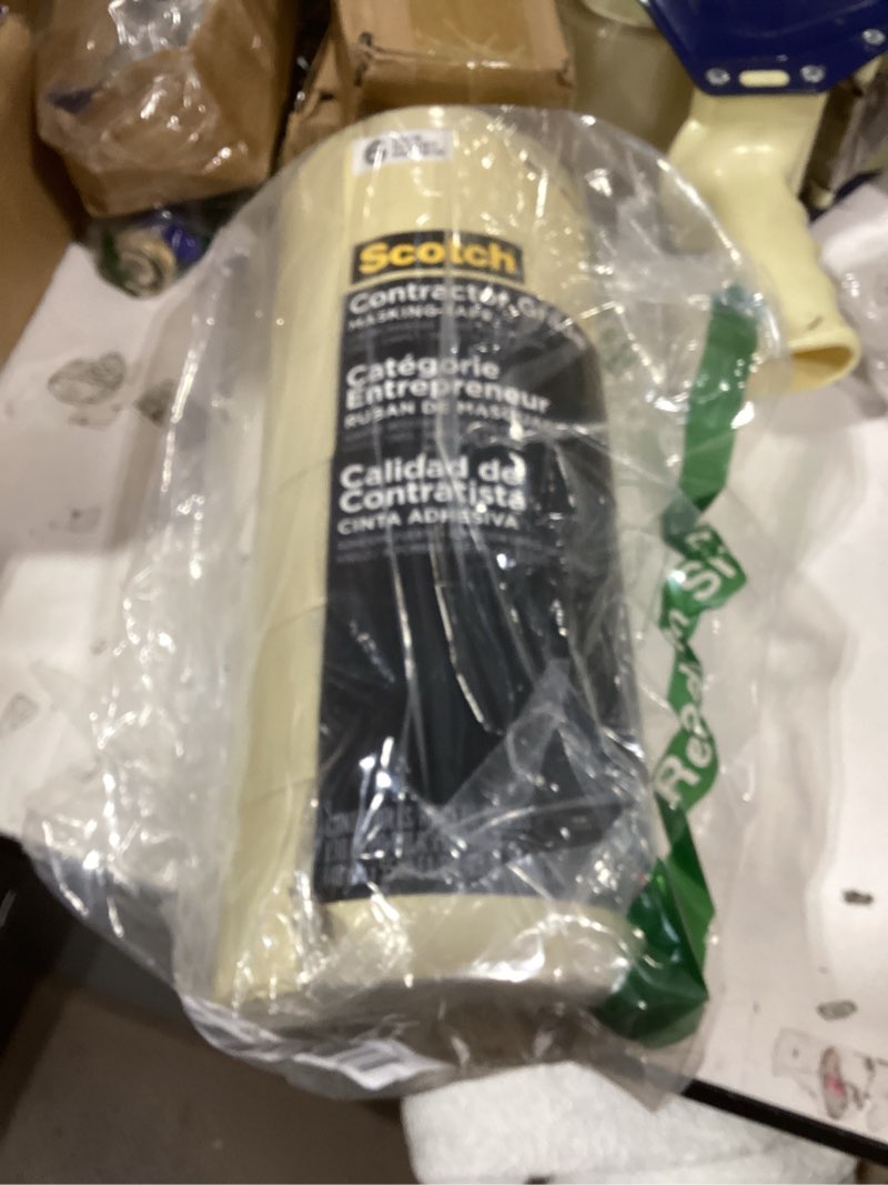 Condition photo showing New/Like New for scotch contractor grade masking tape  1.88 inches x 60.1 yards  6 rolls