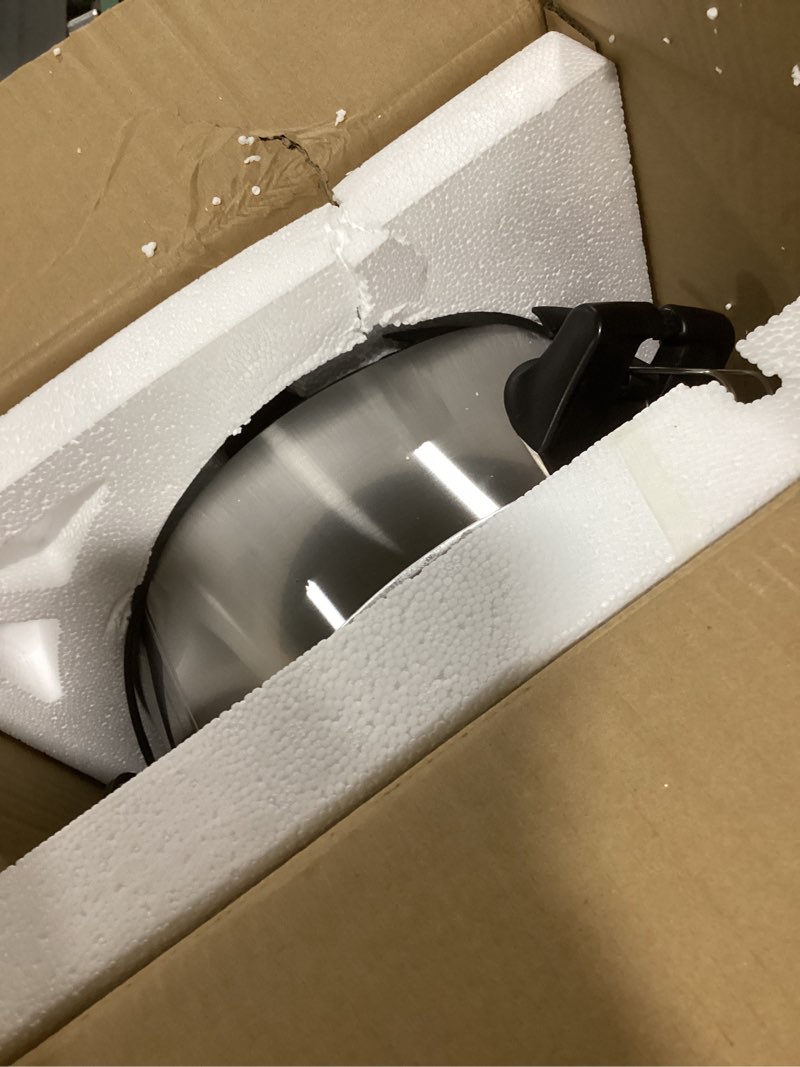 Condition photo showing Good Condition for Hamilton Beach Portable 6 Quart Set & Forget Digital Programmable Slow Cooker with Lid Lock, Temperature Probe, Dishwasher Safe Crock & Lid, Stainless Steel (33969A) Set & Forget, Stainless Steel 6 Quarts