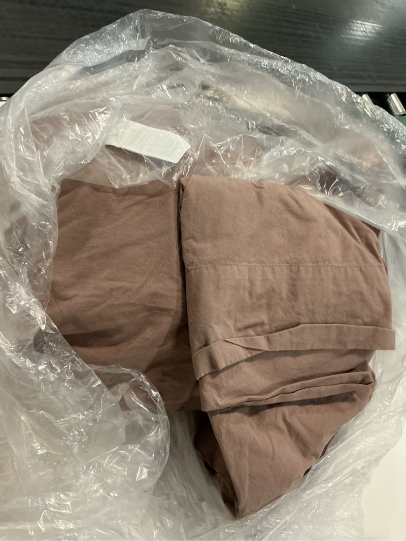 Condition photo showing Good Condition for organic brushed cotton sheet set, king, fig