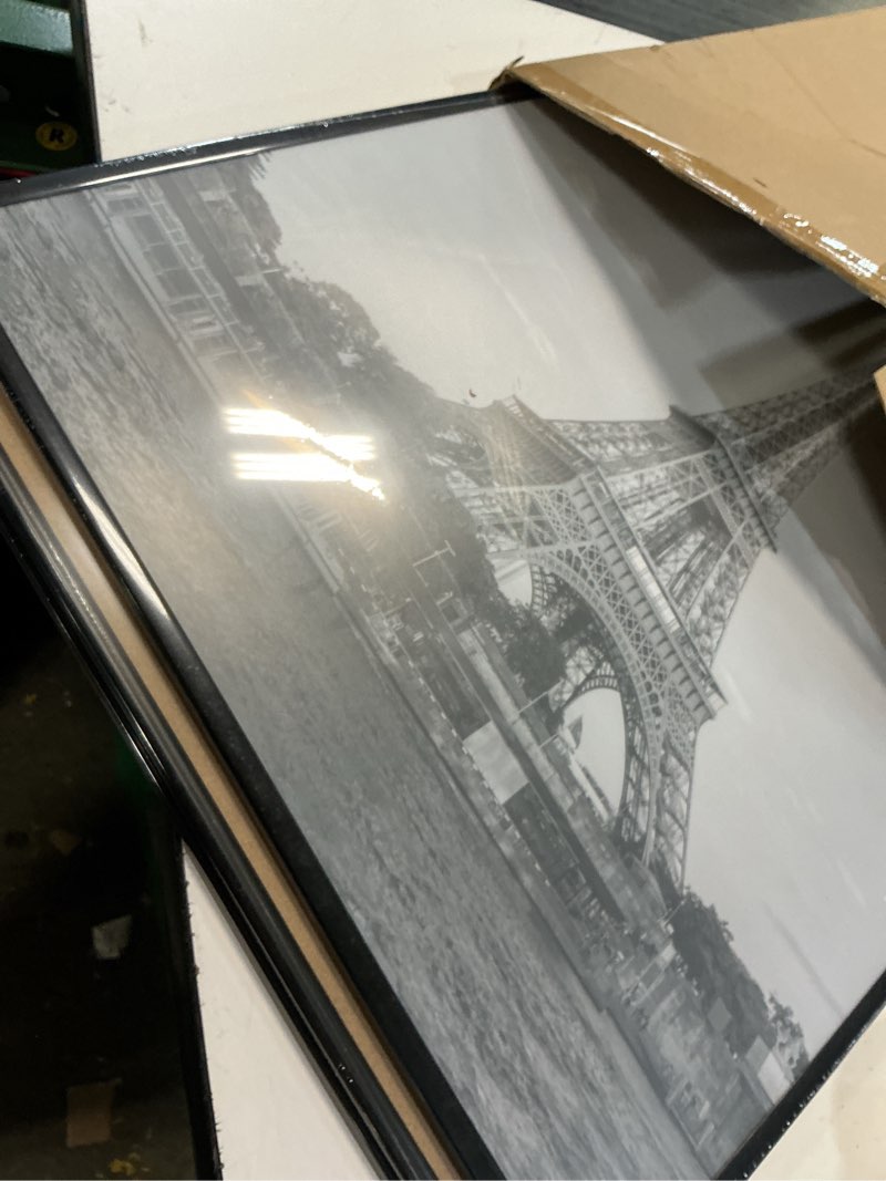 Condition photo showing New/Like New for upsimples 20x28 picture frame black 3 pack, scratch-proof poster frames 20 x 28 for photo gallery - slide-in strips, horizontal or vertical wall mounting