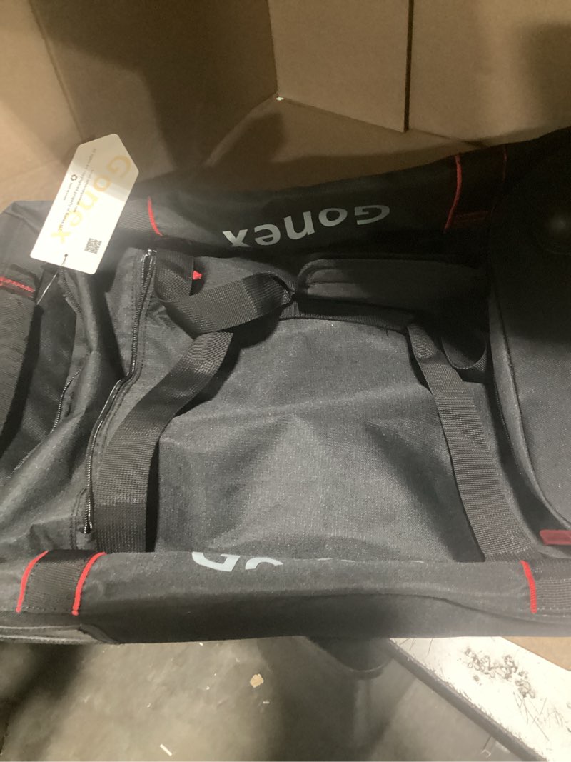 Condition photo showing Good Condition for gonex rolling duffle bag with wheels, water-repellent nylon, 30 in, black black & red 30 inch