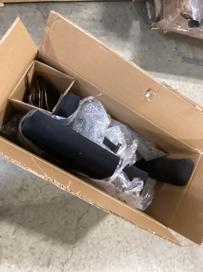 Condition photo showing Good Condition for 24" Luxury Velvet Barstools with Back, Modern Counter Height Bar Stools with Golden Sturdy Legs and Footrest, Upholstered Armless Barstools for Kitchen Island Stools Dining Chairs, Black 24inch Set of 1 Gold-black