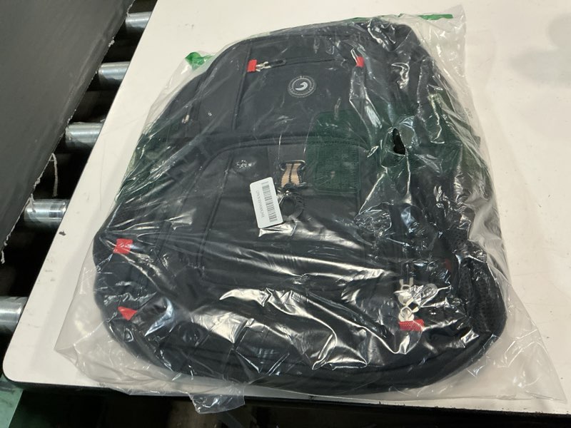 Condition photo showing Good Condition for shrradoo extra large 50l travel laptop backpack with combination lock, college backpack airline approved business work bag fit 17 inch laptops for men women,black black travel backpacks