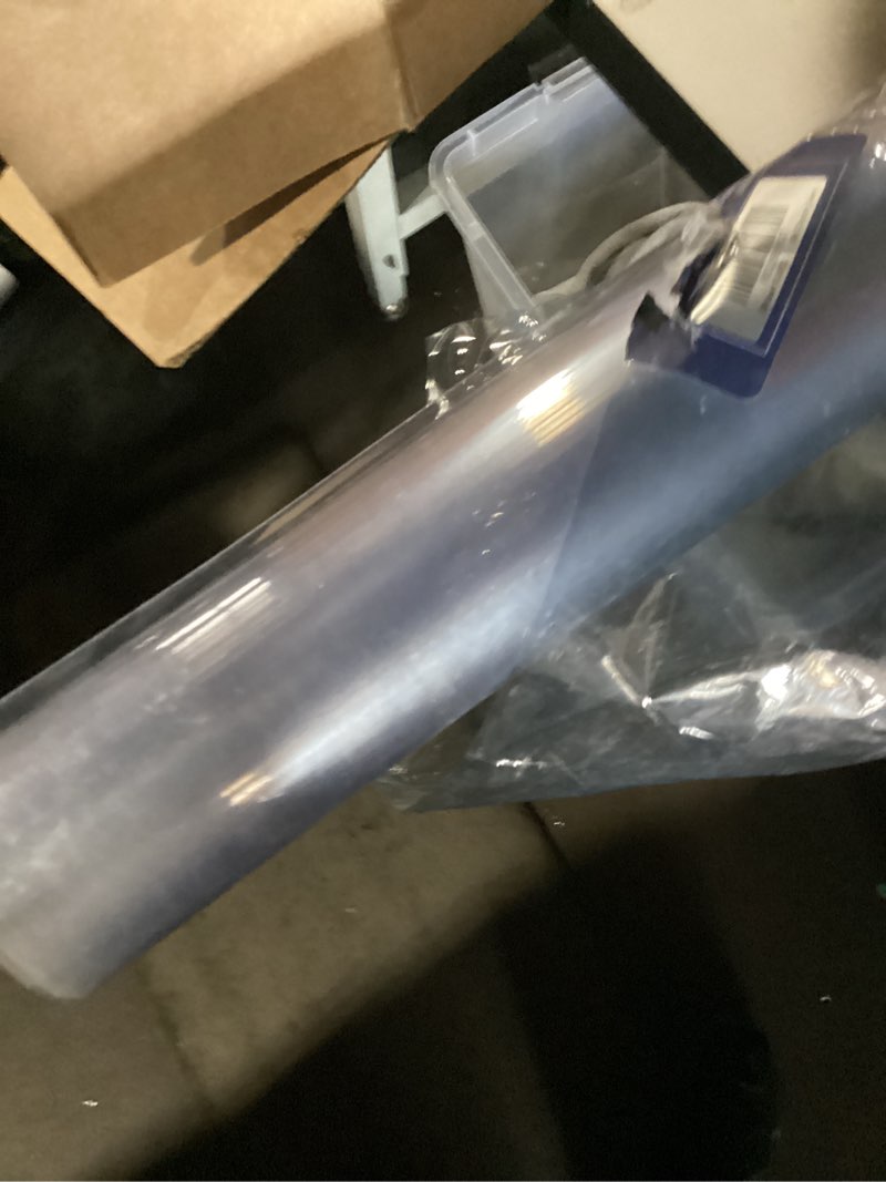 Condition photo showing Good Condition for 36x 72 Inch Clear Plastic Dining Table Protector Tablecloth Desk Pad Mat Countertop Cover Waterproof PVC Vinyl Rectangular Wooden Furniture Coffee Glass End Entryway Sofa Side Cabinet Top Protection Clear 36" x 72" (Rectangular)