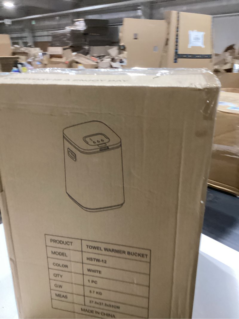 Condition photo showing New/Like New for Large Towel Warmer Bucket with Rapid Heating & Timer, Fits 2 x 40"x70" Towels, One-Touch Control, LC