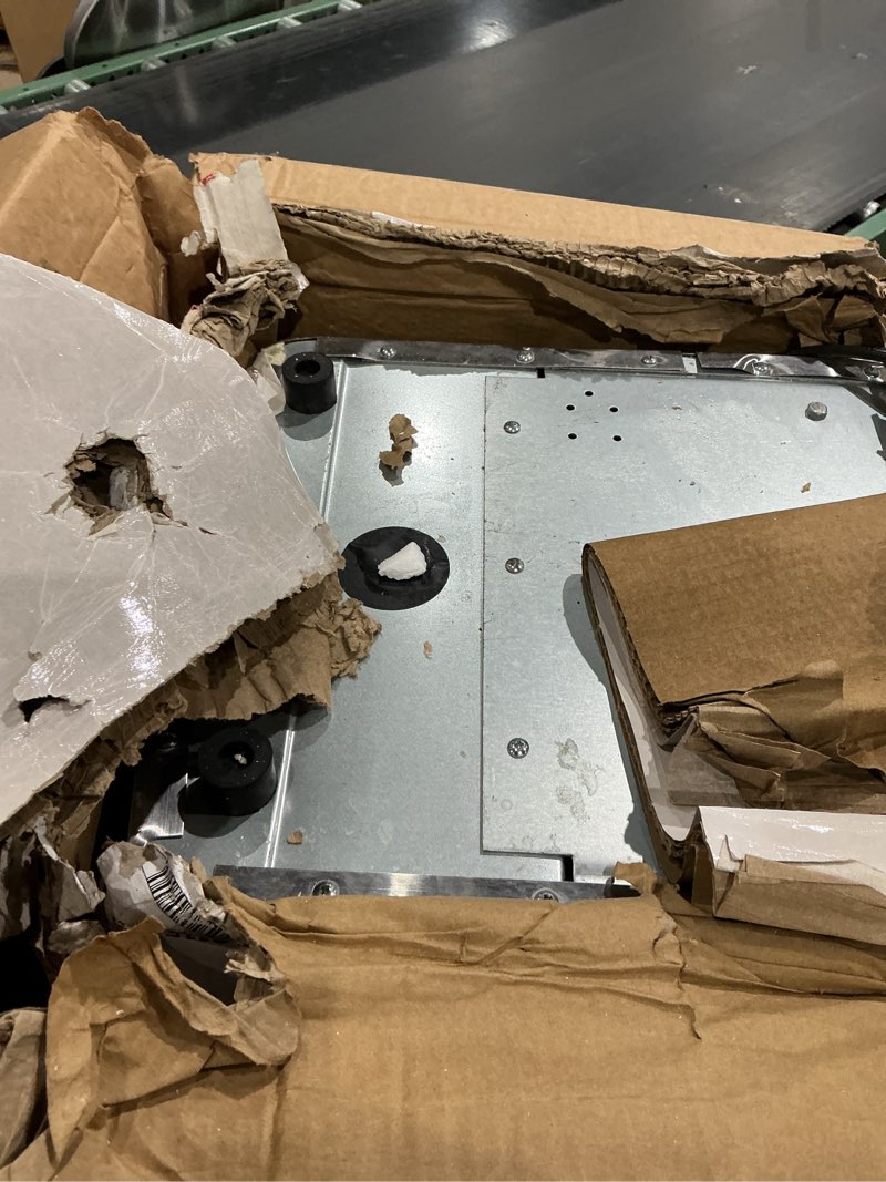 Condition photo showing As Is for frigidaire efic115 extra large ice maker, stainless steel, 48 lbs per day 48 lbs of ice per day