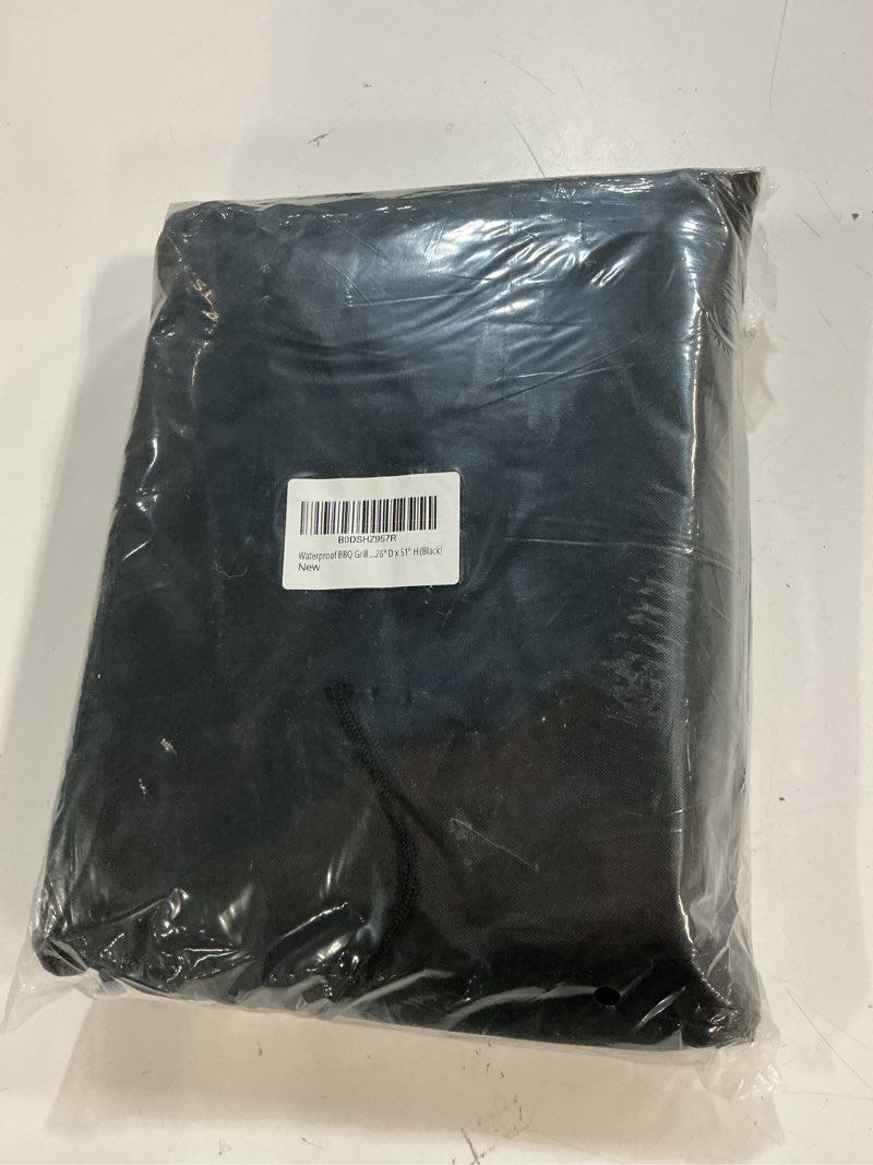 Condition photo showing New/Like New for premium grill cover 72 inch - 420d heavy duty oxford fabric bbq cover with double stitching, waterproof windproof uv resistant for weber grills, black black 72"w x 26"d x 51"h