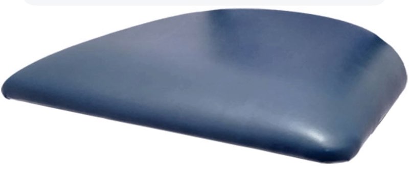 lancaster table & seating spartan 2 1/2\" navy vinyl padded seat for chair and barstool 12”x12”  lots of 4