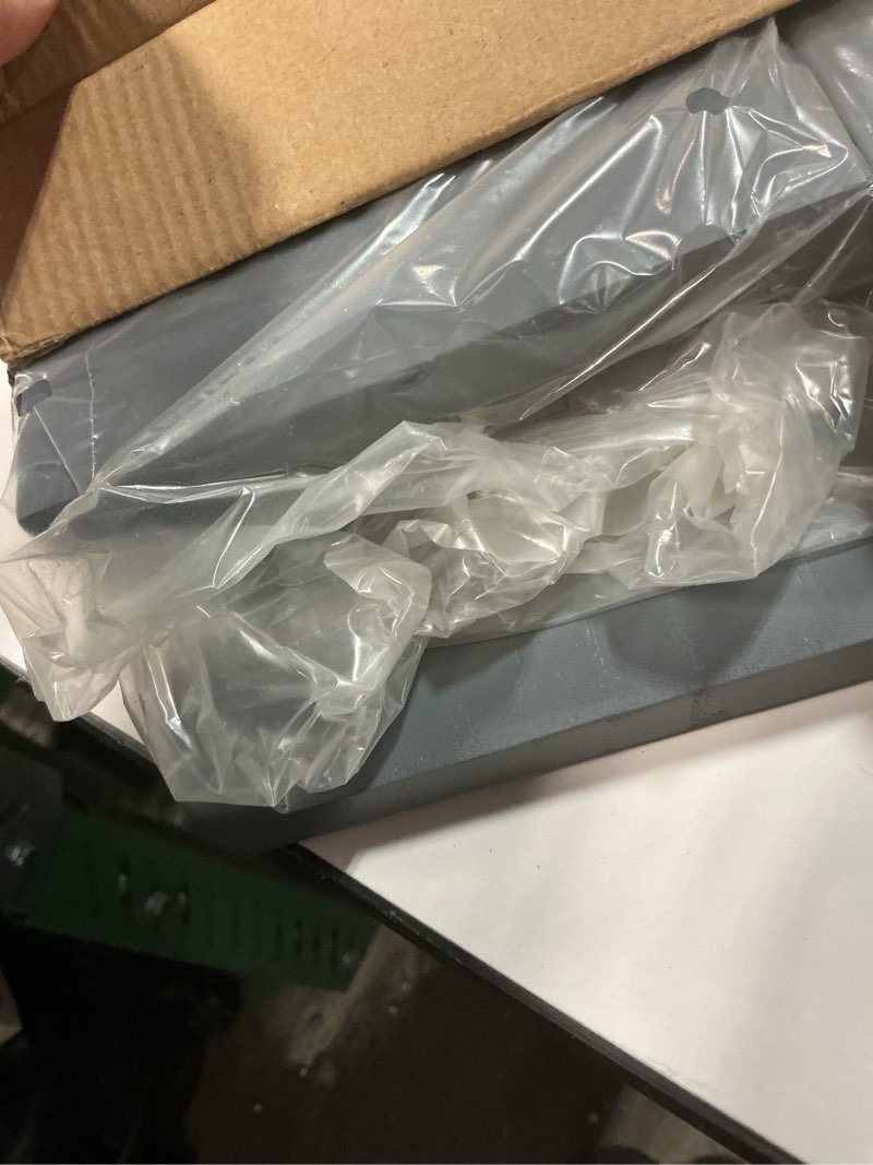 Condition photo showing Good Condition for Love-KANKEI Floating Shelves Wall Mounted Set of 2, 17 Inch Rustic Wood Wall Shelves for Storage, Bedroom Living Room Bathroom Kitchen Office and More Weathered Grey Weathered Grey 17 inch