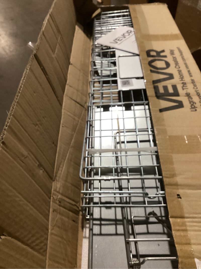 Condition photo showing Good Condition for similar to stock photo .. different brand vevor.. 1079sr large 1-door humane catch and release live animal trap cage - live raccoon trap, for bobcats, beavers, dogs, & more