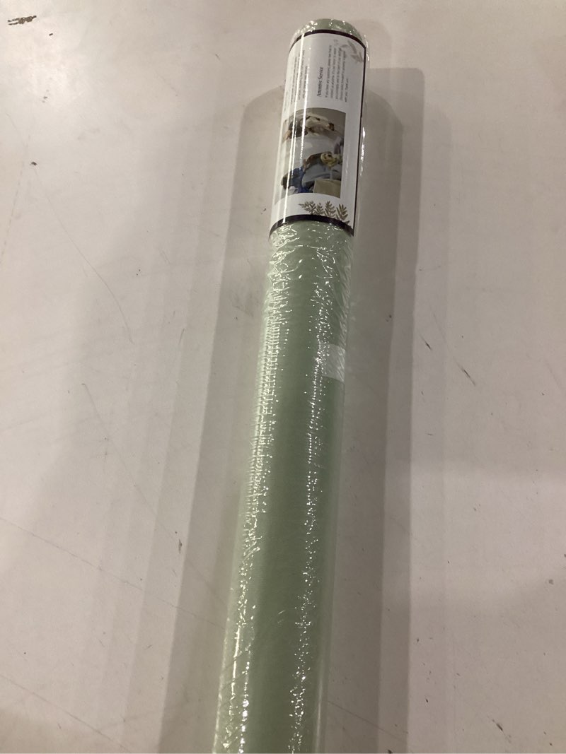 Condition photo showing New/Like New for Dimoon 23.6"x236" Green Wallpaper Peel and Stick Green Contact Paper Thicken Waterproof Solid Green Pure Self Adhesive Wallpaper Removable Wallpaper Green Wall Paper Textured Shelf Liner Vinyl Roll