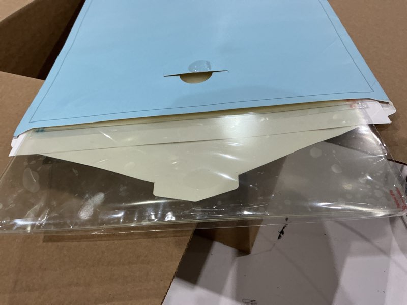 Condition photo showing Good Condition for [2-pack] 24 inch computer blue light blocking screen protector for 16:9 widescreen monitor, anti glare anti-uv eye protection desktop pc led monitor filter, removable anti-scratch screen film 24in 24 inch (diagonal) - 16:9 aspect ratio transparent for monitor