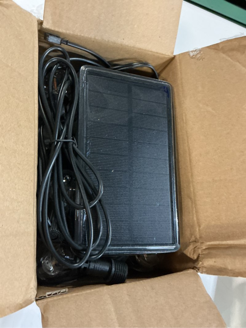 Condition photo showing Good Condition for addlon 25ft solar powered outdoor string lights waterproof with remote, g40 solar powered string lights with 13 led shatterproof bulbs, 3 light modes, dimmable solar lights for outside bistro cafe