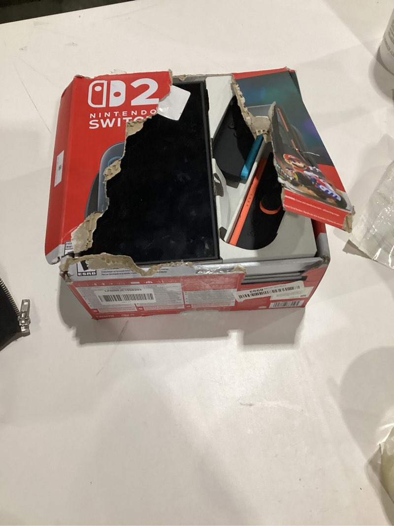 Condition photo showing As Is for Nintendo Switch 2 + Mario Kart World Bundle