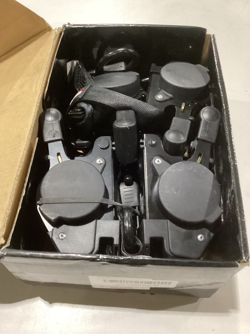 Condition photo showing New/Like New for Haccoplanet Retractable Ratchet Straps 1763lb Break Strength, Heavy Duty 1” Auto Retract Tie Down Ratchet Straps Upgraded Controlled Retraction Ratchet Strap for Trailer, Motorcycle, ATV (10FT-4PK)