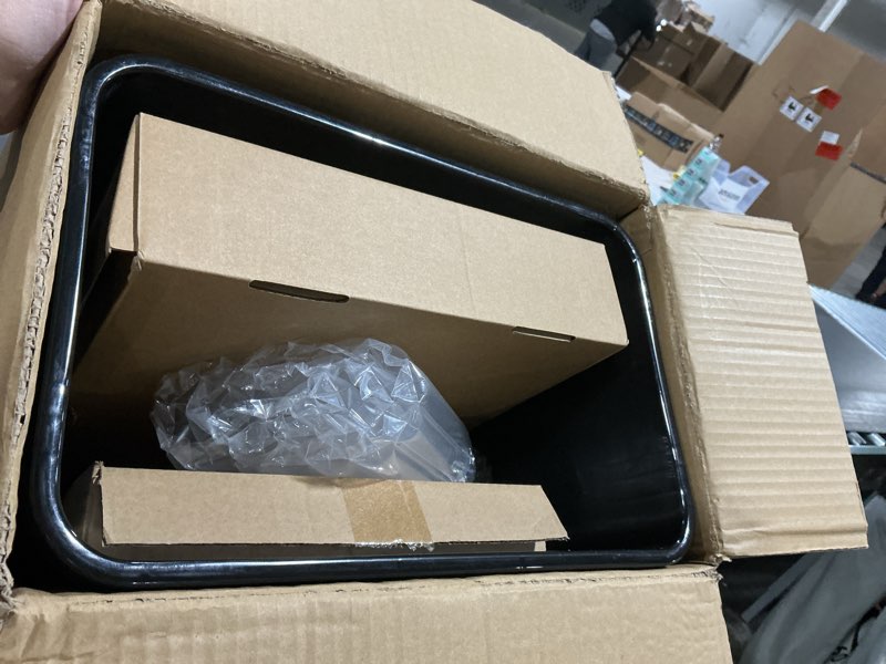 Condition photo showing Good Condition for Maltenl Pull Out Trash Can with Lid for Kitchen Cabinets, 35 Qt Under Sink Garbage Bin with Soft-Close Full Extension Slides, Hidden Kitchen Waste Recycling Bin, 11" Wide, Black