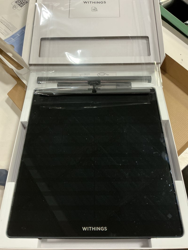 Condition photo showing Good Condition for withings body scan - connected wifi scale to improve your health, bia personal scale, body composition analysis, body fat, muscle mass, water percentage body scan black