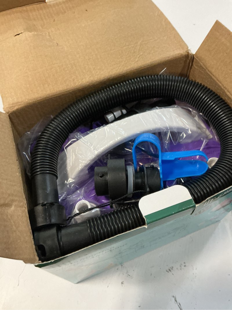 Condition photo showing Good Condition for electric balloon pump, portable electric balloon blower machine balloon air pump dual nozzle 110v 600w balloon inflator for party decorations purple