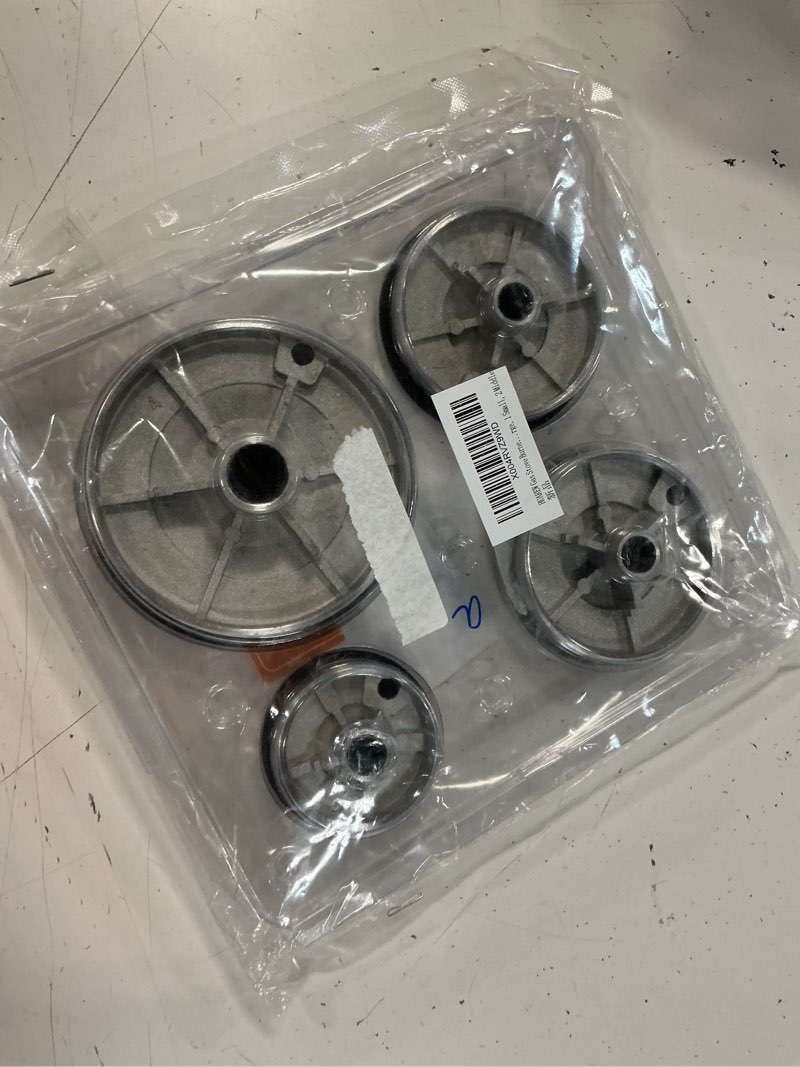 Condition photo showing Good Condition for gas stove burner caps set for most gas stove burners | cooker hat set include 1 large, 1 small, 2 middle