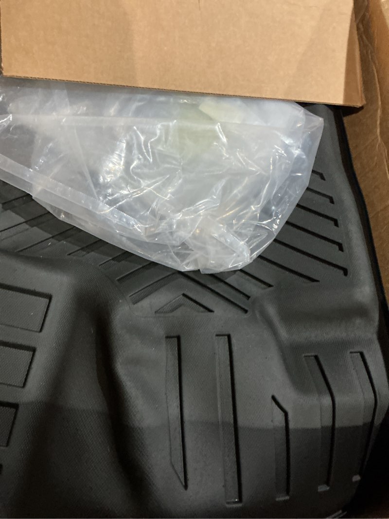 Condition photo showing Good Condition for floor mats & trunk mat for 2024 2025 2026 lincoln nautilus all weather tpe protection floor liners full set with cargo liner for 2024 2025 2026 lincoln nautilus accessories for 2024-2026 lincoln nautilus all mats